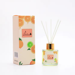 Diffuseur de parfum d'ambiance 50ml en verre tendance, parfum aux fruits, diffuseur d'huiles essentielles, diffuseur à bâtonnets parfumés - Product Image 4