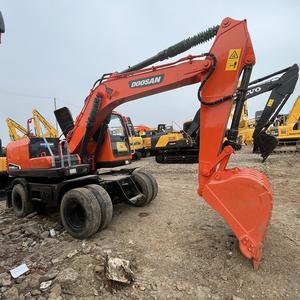 Excavadora de Ruedas Usada Doosan DX150W-9C de 15 Toneladas, Excavadora Hidráulica de Orugas de Segunda Mano DH150 DX75 de Alta Calidad - Product Image 4