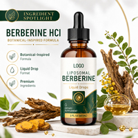 Nouveau Berberine100 % pur extrait d'herbe vinaigre Ceylan cannelle Hcl 500mg Phytosome thé suppléments berbérine liquide gouttes pour la santé