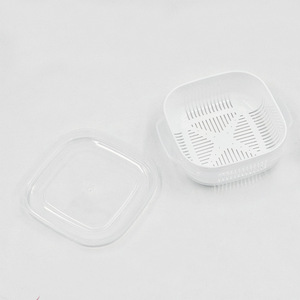 Refrigerator storage <b>box</b>, food preservation <b>box</b>, rice divider <b>box</b>, portable <b>lunch</b> <b>box</b> for office workers, fruit layered storage - Product Image 4