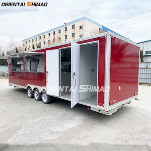 Camión de Comida de Lujo, Remolque de Comida Móvil, Carro de Comida Callejera, Furgoneta de Comida, Remolque de Helados con Baño en Venta - Product Image 1