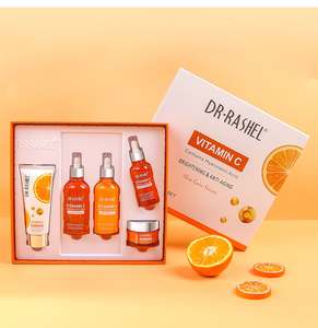 Kit de Soins du Visage OEM ODM Éclaircissant Anti-Âge Illumination avec <span class=keywords><strong>Vitamine</strong></span> <span class=keywords><strong>C</strong></span> – Ensemble de Soins pour la Peau - Product Image 1