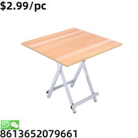 Table pliante rectangulaire d'hôtel de banquet d'hôtel de base en métal de meubles de restaurant