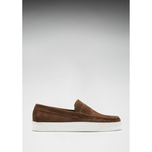 Mocassini Slip-On in Camoscio Marrone - Product Image 6