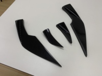 Canards de pare-chocs en fibre de carbone sèche de haute qualité, finition carbone noir poli pour BMW M3/M4/G80/G82 - Livraison rapide, prix de gros