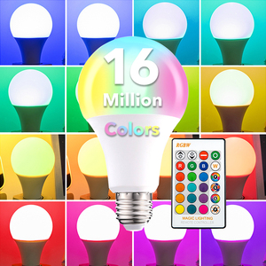 Fxpot thông minh dẫn ánh sáng tuya nhóm điều khiển RGB mờ <span class=keywords><strong>E27</strong></span> E26 B22 10W thông minh điều khiển từ xa dẫn ánh sáng bóng đèn - Product Image 2