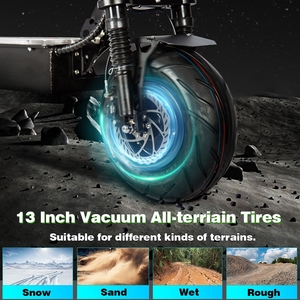 Scooter Todoterreno de Alta Gama X13 para Adultos, 8000W/10000W, Motor Dual, 13/14 Pulgadas, con Asiento, Sensor de 40AH - Product Image 6