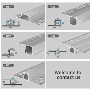 ไฟ LED อะลูมิเนียมแบบเส้นขนาด17*7มม. สำหรับรางรางรางรางไฟ LED อะลูมิเนียมโปรไฟล์พร้อมตัวกระจายแสง - Product Image 6