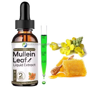 Ausreson Mullein extracto gota suplementos Natural Mullein hoja extracto gotas líquido orgánico Mullein gotas - Product Image 1