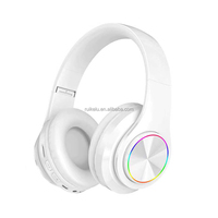 Casque audio B39 filaire et sans fil BT 5.1 pliable pour usage quotidien décontracté, casque stéréo Hifi RGB avec fente pour carte TF
