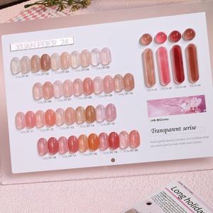 OEM/ODM 2026 Nuevo Esmalte de Uñas en Gel UV Rosa de 24 Colores de Moda, Set de 15ml, Transparente, Sin Capa de Acabado, para Uso en Salón de Uñas - Product Image 5
