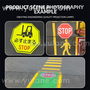 Yufan crosswalk đánh dấu máy chiếu gobo công nghiệp cảnh báo lối đi bộ đèn giao thông tín hiệu giao thông đèn quảng cáo - Product Image 5