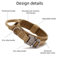 Accessoires produit chien animal de gros K9 entraînement tactique lourd durable devoir luxe durable colliers pour chien animal