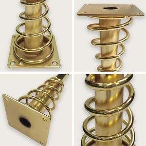 Stile contemporaneo in metallo anello a molla a cono sofà piedi tavolo da pranzo & <span class=keywords><strong>tavolino</strong></span> mobili gambe per uso sedia e <span class=keywords><strong>divano</strong></span> - Product Image 5