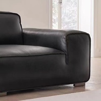 Modernes italienisches Chesterfield 4-Sitzer Modulares Sofa Luxus I-förmiges Wohnzimmer Set Echtes billiges Leder Schnitts ofa
