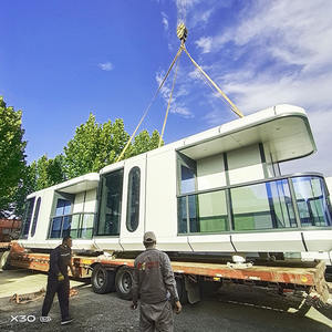 Capsule spatiale modulaire d'intégration, capsules B&B, cabine, bâtiment paysager multifonctionnel en plein air, cabine de camping, pièce spatiale - Product Image 1