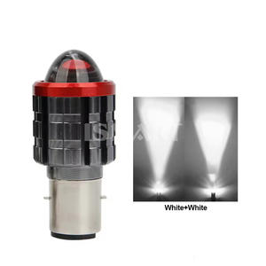 H4/H6 12V Lampu Depan LED Sepeda Motor Lampu Sorot Moto Lensa CSP Putih Kuning Lampu Hi <span class=keywords><strong>Lo</strong></span> Aksesoris Skuter Lampu Kabut - Product Image 5