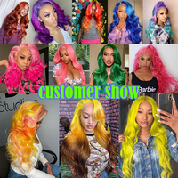 Perruques Lace Front Lisses Pré-Pluckées 10A en Gros avec Frontal Transparent 13x6, Perruques en Cheveux Humains Bruts Alignés Cuticules