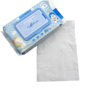 Lingettes humides jetables extra douces pour bébé, en gros, à l'eau pure biologique, multifonctionnelles, nettoyantes, non tissées, surface confortable, usage quotidien