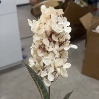 Bunga Hydrangea Sutra Buatan BBGS - Dekorasi Rumah Mewah Bergaya Vintage untuk Musim Semi, Natal, Ulang Tahun, Pernikahan Model 1047548161576