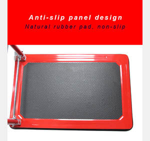 Новинка! Модная складная тележка-платформа для инструментов, красная, грузоподъемность 150 кг - Product Image 6