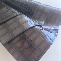 Cuir synthétique PU à motif crocodile, cuir gaufré à l'humidité pour la décoration de sacs à main et de chaussures, matériaux en cuir brut