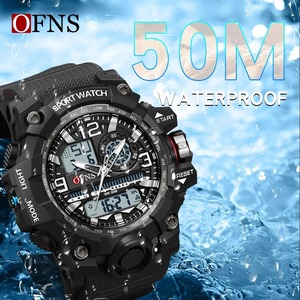 OFNS 3133 Nouvelle montre numérique électronique à <span class=keywords><strong>quartz</strong></span> pour homme, style G, lumineuse à LED, étanche 50M, pour loisirs et sport, Reloj De Hombre - Product Image 3