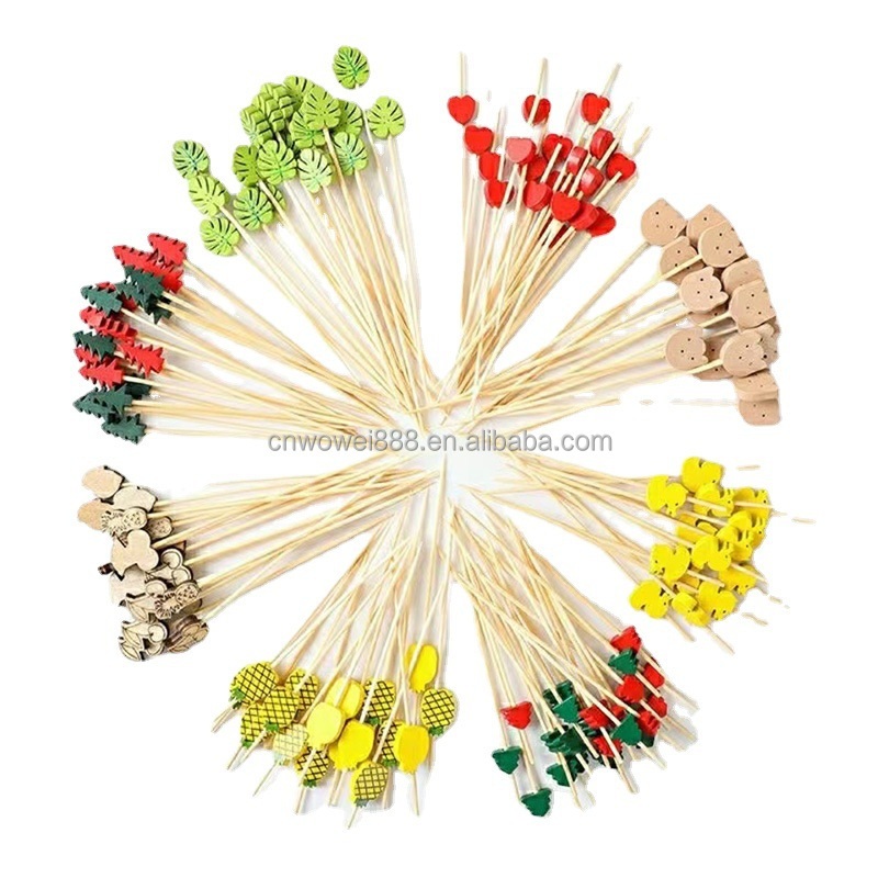 Toothpicks - 100 Pcs Long Bamboo Cocktail Picks For Appetizers, Fancy - View #7
