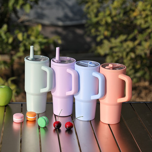 2026 Luxury 30oz Tumbler with Handle Wholesale Custom Logo Stainless Steel Vacuum Insulated Travel Mug Coffee <b>Cup</b> with Straw - Product Image 4