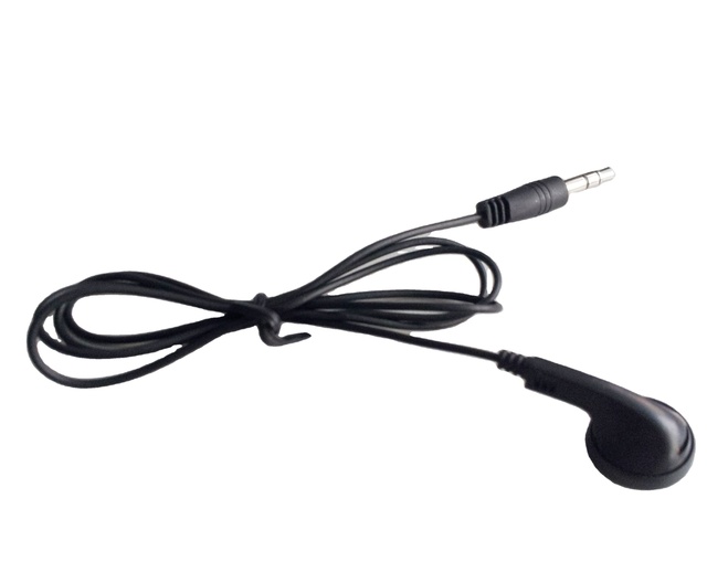 Customize Single Side Earphone Wired One Time Use Mono Earphone Earbuds for Tour Guide One Side Earphone