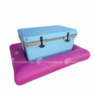 Station de remplissage gonflable d'eau en PVC personnalisée porte-gobelet à flotteur plateau de <span class=keywords><strong>piscine</strong></span> flottant avec <span class=keywords><strong>pompe</strong></span> à air à vendre - Product Image 6