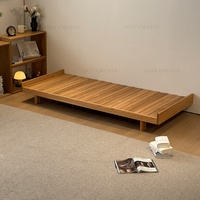 Sofá Cama Moderno Minimalista de Madera Maciza, Extensible, con Función de Cama para Invitados, Personalizable