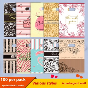 Yiwu nhà máy trực tiếp tùy chỉnh nhựa Túi xách thời trang in quần áo mua sắm & Túi Quà Tặng qua biên giới bán buôn - Product Image 2