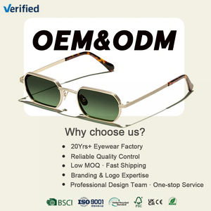 TFBメタル長方形フレームメンズファッション高級ホットニューサングラスUV400レトロヴィンテージ高級クール高品質サングラス - Product Image 3