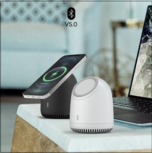 Último D5 OEM Mini Altavoz Bluetooth portátil Cargador inalámbrico 2 <span class=keywords><strong>en</strong></span> 1 Gadget electrónico 800mAh Manos libres para computadora - Product Image 5