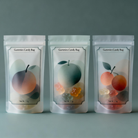 Sacs d'emballage personnalisés en gros, refermables, anti-odeur, à fermeture éclair, sachets souples en plastique Mylar pour aliments
