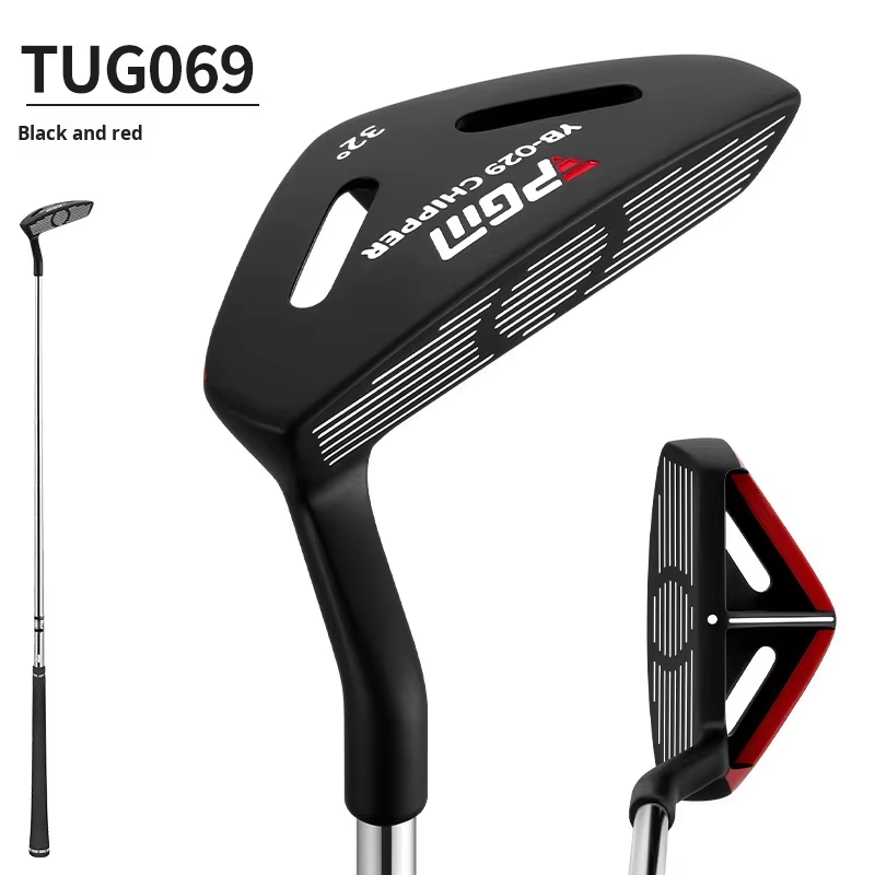 Tug069 - Putter negro y rojo con corte.