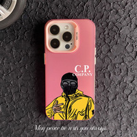 Coque de téléphone portable de luxe de créateur, motif sportif, peinture UV pour iPhone 17 Pro Max 16 15 Plus 14, coque de téléphone IMD pour CP Company