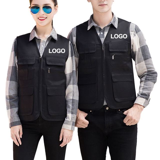 Hunting Waistcoat Summer Sleeveless Journalist Travel Sports Electrician Safety Cargo With Multiple Pockets Men Work Vest