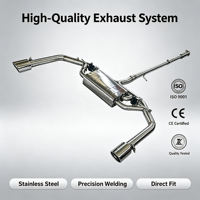 Tuyau d'échappement en acier inoxydable à montage direct pour amélioration des performances, compatible avec Geely Xingyue L Monjaro 2.0T 2021-26, pièces d'échappement automobile