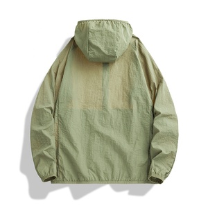 Veste Coupe-Vent et <span class=keywords><strong>Imperméable</strong></span> Streetwear pour Homme avec Logo Personnalisé, en Nylon <span class=keywords><strong>Softshell</strong></span> Tissé et <span class=keywords><strong>Imperméable</strong></span>, pour Sports de Plein Air et Course à Pied - Product Image 6