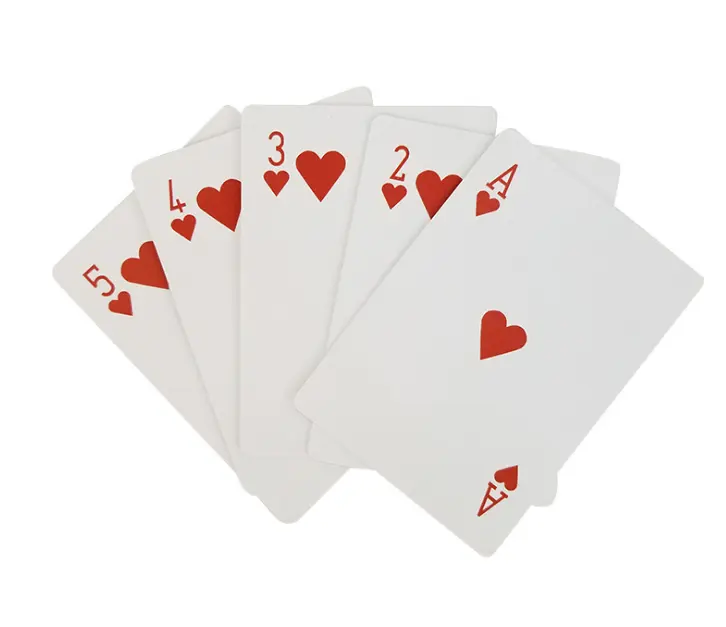 Cartes de jeu de bonne qualité, impression personnalisée, bon marché, 20 pcs