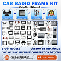 Cadre d'autoradio pour voiture, panneau stéréo audio pour GM CHEVROLET COBALT 2016+, kit GPS de tableau de bord, cadre d'autoradio Android, fabriqué en Chine