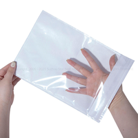 Pochettes d'expédition transparentes à chargement par le haut pour listes de colisage, en polyéthylène imprimé, pour emballage