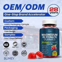 Gummies de glycinate de magnésium pour adultes OEM avec potassium et calcium pour la santé cardiaque et le soutien immunitaire – Complément nutritionnel quotidien