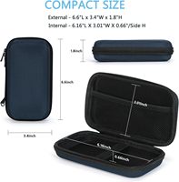 Fabrikant OEM koffer voor USB/oplaadkabel, powerbank, mobiele telefoon, anti-stoot reiskoffer