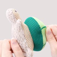 Tortue mignonne éponge de bain pour enfants belle conception animale enfants éponge de bain exfoliante pouf de bain corps épurateur maille pour la douche