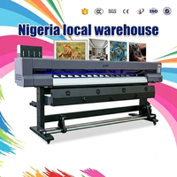 Impresora de Inyección de Tinta Eco Solvente Yinghe de 1.9m, Máquina de Impresión de Pancartas Flexibles para Publicidad Interior y Exterior, Disponible en Nigeria