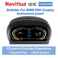 Para BMW Serie 3 E90 E91 E92 2005-2012, Panel de Instrumentos LCD Navihua, Velocímetro Digital, Panel de Instrumentos Digital, Cabina Virtual Digital