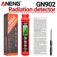 ANENG GN902 Detektor Radiasi Elektromagnetik Portabel LCD Alarm Cahaya Pengukur Suhu Dosimeter dengan Resolusi V/m